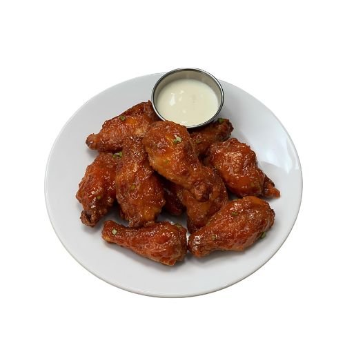 Honey Hot Jumbo Chicken Wings (6 Pieces)