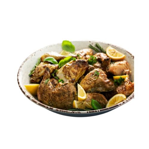 Lemon Pepper Jumbo Chicken Wings (6 Pieces)