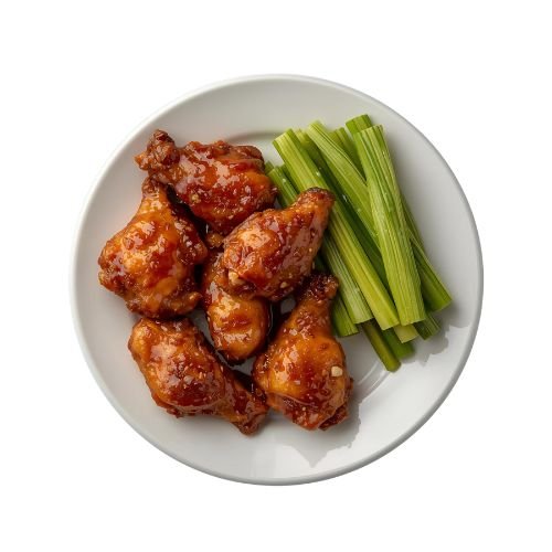 Sweet Teriyaki Jumbo Chicken Wings (6 Pieces)